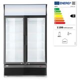 ARKTIC Pultni frižider sa pozadinskim osvetljenjem, sa dvostrukim vratima, 512L, Crna, 220-240V/510W, 1120x585x(H)1900mm | Eponuda.com