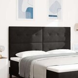  LED Glavna postelja Črna 90 cm Žamet, (22051152) Cene