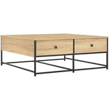  Stolić za kavu boja hrasta 100x99x40 cm konstruirano drvo | shoptok.hr