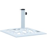 vidaXL Stojalo za senčnik belo 12 kg 49 cm lito železo, (20610011) | Shoptok.si