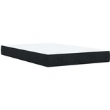 vidaXL krevet box spring s madracem crni 120 x 190 cm baršunasti | shoptok.hr