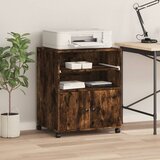  Stalak za pisač s kotačima boja hrasta 60 x 48 x 74 cm | shoptok.hr