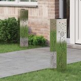  Solarna LED svjetlost za stazu 2 pcs Nehrđajući čelik | shoptok.hr