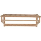 Jotex Zidna vješalica od punog hrasta u prirodnoj boji s policom 80 cm Oslo – | shoptok.hr