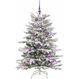  Umjetno božićno drvce s nogom Bijelo 150 cm PE i PVC | shoptok.hr