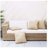 vidaXL Blazine za kavč 4 kosi bež 40x40 cm blago | Shoptok.si