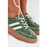 Boto Women Suede Sneakers On Platform Green Venera | shoptok.hr