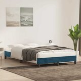  Okvir kreveta bez madraca tamnoplavi 120x210 cm baršun | shoptok.hr