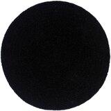  Podmetači 6 kom obični/crni 38 cm okrugli pamučni | shoptok.hr