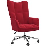 The Living Store Stol za sproščanje vinsko rdeč žamet - Stol Za Sproščanje, (21420352) | Shoptok.si