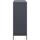 vidaXL Visoka komoda antracit 101,5x39x103,5 cm od čelika | shoptok.hr
