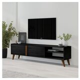 Hanah home tv polica benoit wood black | ePonuda.com