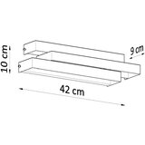  Stenska svetilka FROST, (21347236) | Shoptok.si