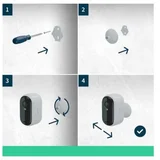 VMC2252-100EUS essential (gen. 2) xl fhd outdoor white set od 2 nadzorne kamere