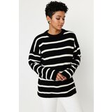 Trendyol Sweater - Black - Oversize Cene