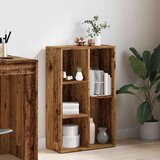 vidaXL Knjižna omara starinski les 45x25x80 cm inženirski les | Shoptok.si