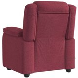 vidaXL Masažni naslonjač od tkanine crvena boja vina | shoptok.hr