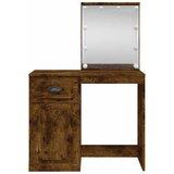 Toaletni stolić LED boja dimljenog hrasta 90 x 42 x 132,5 cm | shoptok.hr