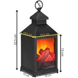  Dekorativni LED lampion, crni | shoptok.hr