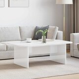  Kava Stol Visoki sjaj bijela 93 x 53 x 33 cm Konstruirano drvo | shoptok.hr