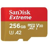  Micro SD SanDisk Extreme 256GB 190MB/s - SDSQXAV-256G-GN6MN Cijene