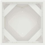  Cvetlično korito 2 pcs Bela 40 x 40 x 75 cm Jeklo, (5000207333) | Shoptok.si