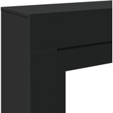  Okvir za kamin crni 100 x 30 x 87,5 cm od konstruiranog drva | shoptok.hr