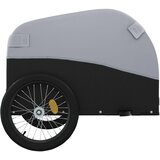 Prikolica za bicikl crno-siva 30 kg željezna | shoptok.hr