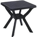  Baštenski sto Reno 70x70x72 cm crni (antracit) | ePonuda.com