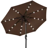 Suncobran sa led osvetljenjem biege