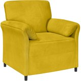  Jednosed Žuta 88 x 83 x 95 cm Baršun | shoptok.hr