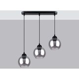 VISILICA Obesna svetilka ALINO 3 črna, (21347956) | Shoptok.si