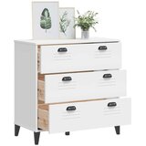  Ladičar VIKEN bijeli od konstruiranog drva | shoptok.hr