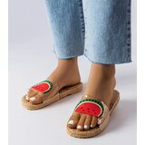 Gemre Transparent flip-flops with watermelon Foddie | shoptok.hr