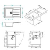 Alveus Sudopera CADIT 20 g11 - bela | Eponuda.com