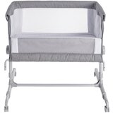 My Baby Lou DODATNA POSTELJICA BASIC siva, bela | Shoptok.si