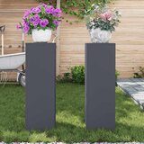  Stalak za biljke 2 pcs Antracit 24 x 24 x 75 cm Čelik | shoptok.hr