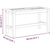  Vrtna klupa 80 cm od masivnog bagremovog drva | shoptok.hr