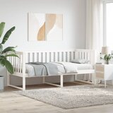 vidaXL Dnevna postelja bela 90x200 cm trdna borovina Cene