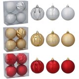 Molarem Home Set od 4 kuglice za božićno drvce – 8 cm, srebrna | shoptok.hr
