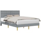  Okvir za krevet Svjetlosiva 120 x 190 cm Tkanina - Svjetlosiva 120 x 190 cm | shoptok.hr
