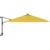  Zidni suncobran s LED svjetlima žuti 290 cm | shoptok.hr