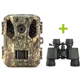 OXE Lovačka kamera Gepard II i klasični dvogled FOMEI 7-21x40 ZCF Zoom + 32GB SD kartica i 4 baterije!