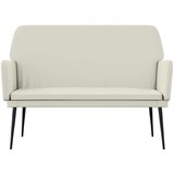  Klupa krem 108 x 79 x 79 cm baršunasta | shoptok.hr