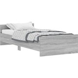 vidaXL Okvir za krevet boja hrasta 90x190 cm od konstruiranog drva Cijene