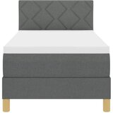  s opruga kutije Tamno siva 80 x 200 cm tkanina | shoptok.hr