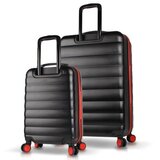 Zoozie Bags set kofera 6537, 2 dijela, crni | Eponuda.ba