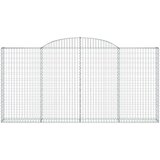  Lučne gabionske košare 6 kom 300x30x140/160cm pocinčano željezo | shoptok.hr