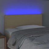  Posteljno vzglavje krem 80x5x78/88 cm blago, (20735089) | Shoptok.si