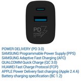 TESLA Electronics Adapter za brzo punjenje Power Delivery 25 W, crni | Eponuda.com